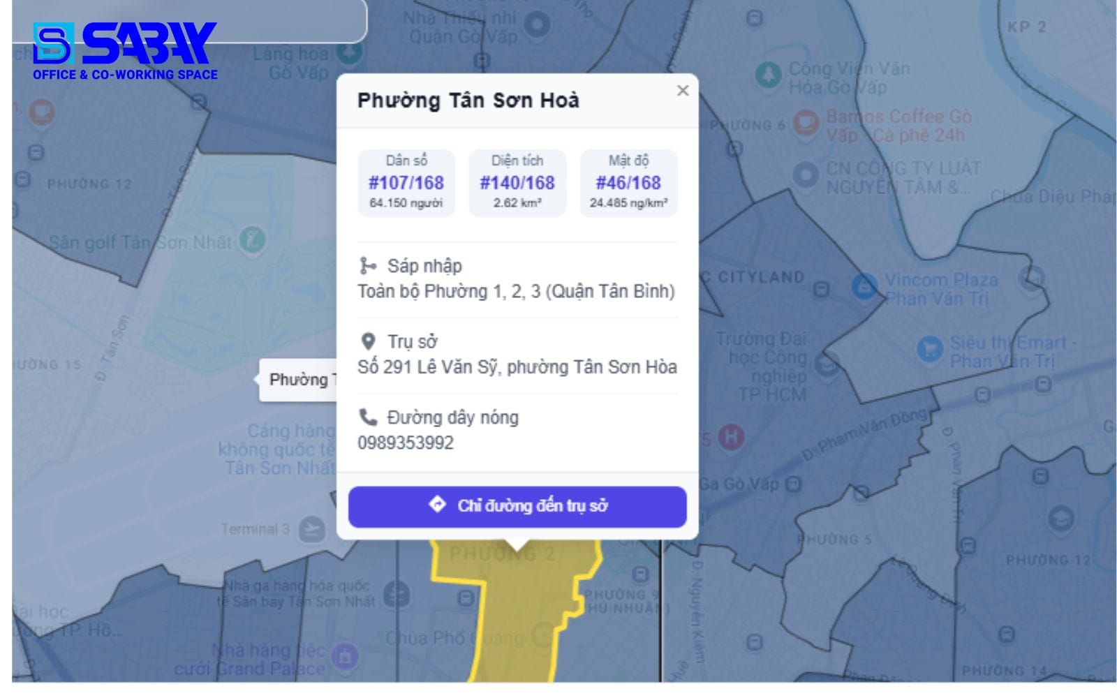 Đặc điểm văn phòng ảo phường Tân Sơn Hòa
