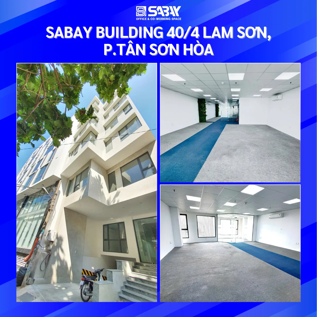 Toà nhà Sabay Building 40/4 Lam Sơn văn phòng cho thuê quận Tân Bình