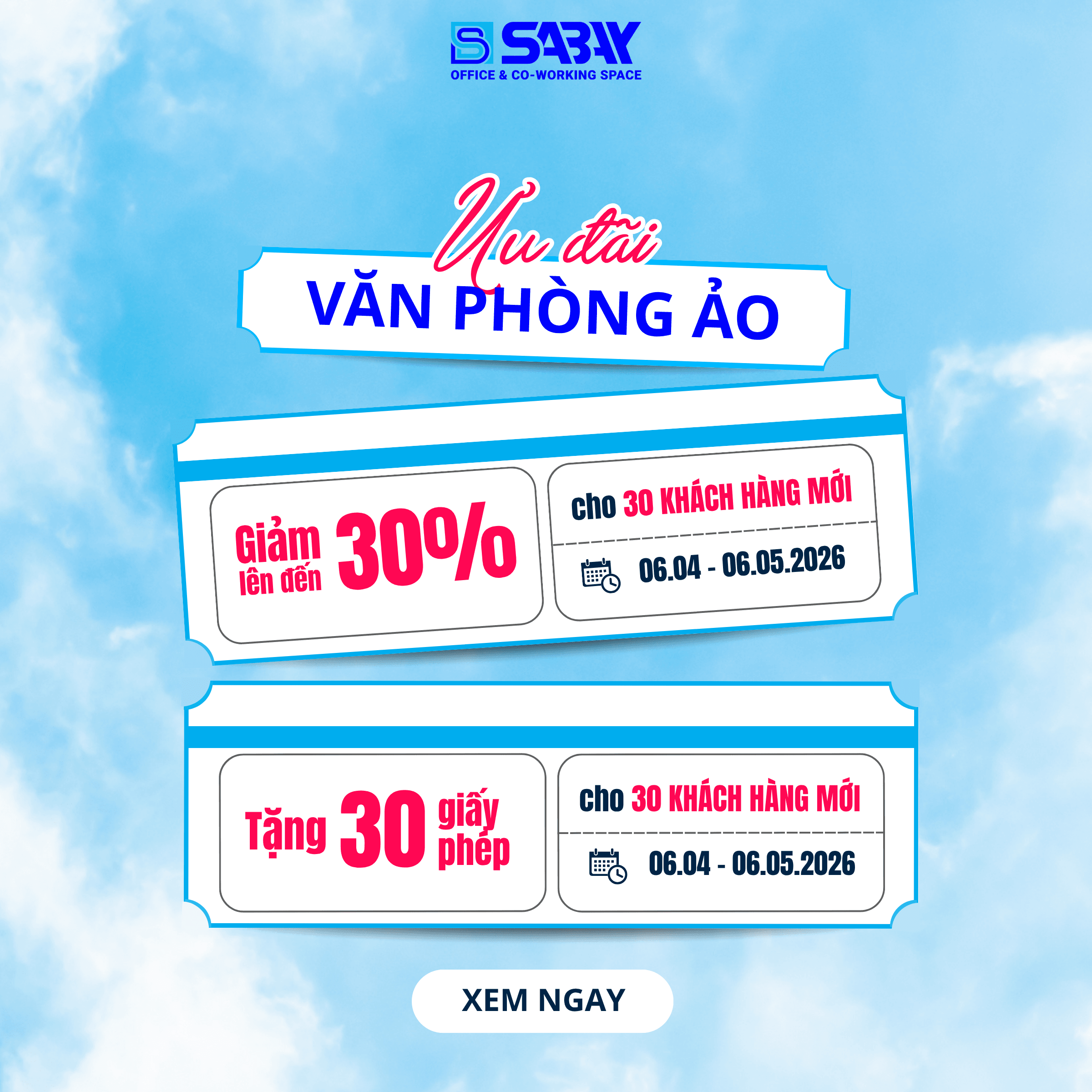 Ưu đãi văn phòng ảo