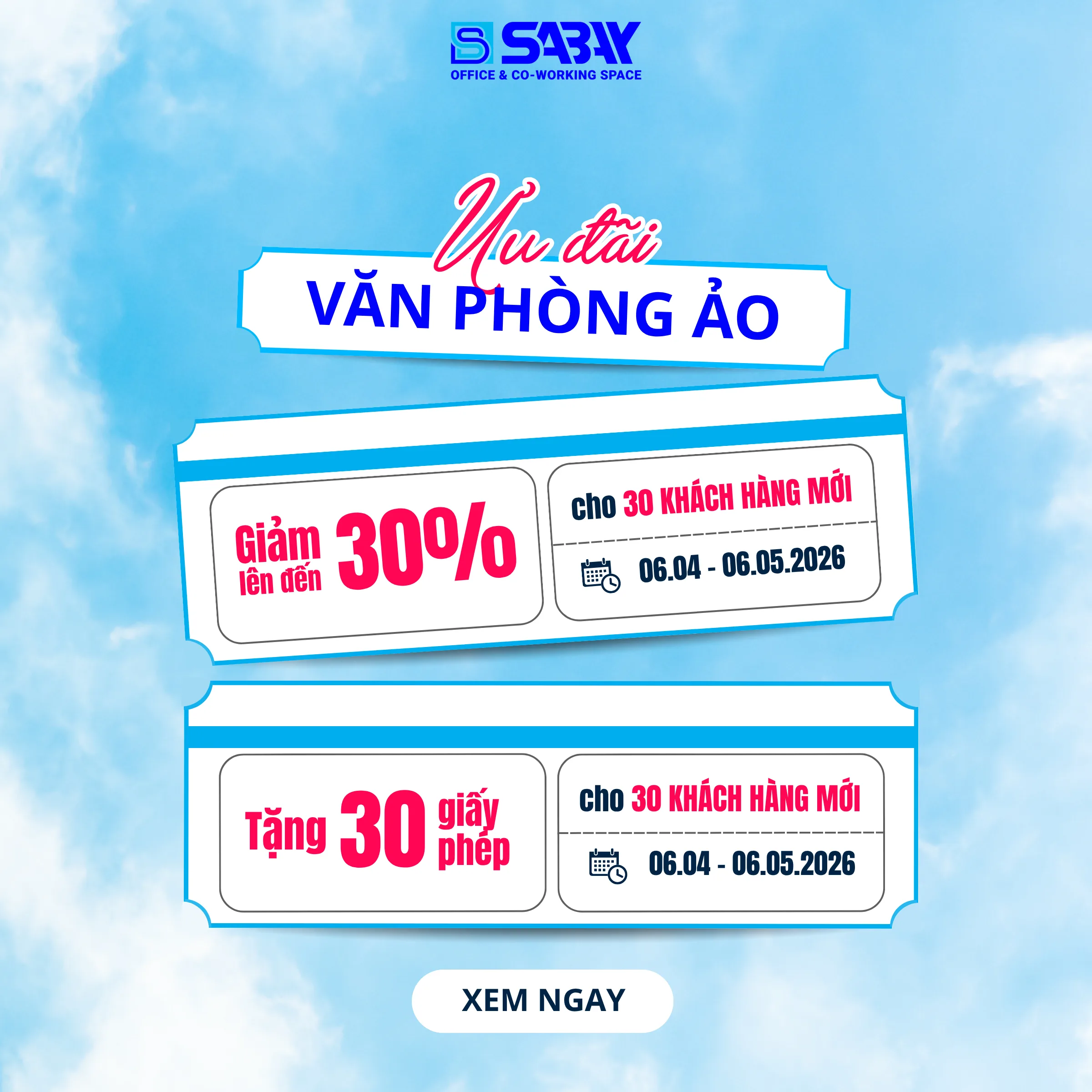Ưu đãi văn phòng ảo