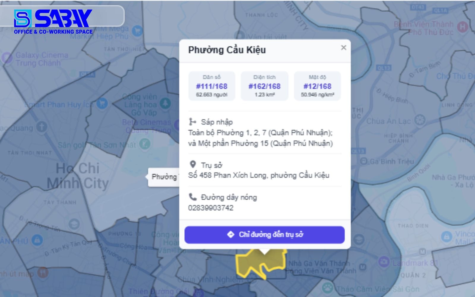 Văn phòng ảo phường Cầu Kiệu chỉ từ 490k 2 Văn phòng ảo phường Cầu Kiệu ở đâu?