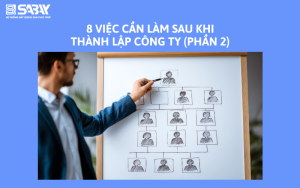 8 việc cần làm sau khi thành lập công ty (phần 2)