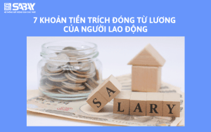 7 khoản tiền trích đóng từ lương của người lao động