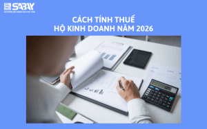 Cách tính thuế hộ kinh doanh năm 2026