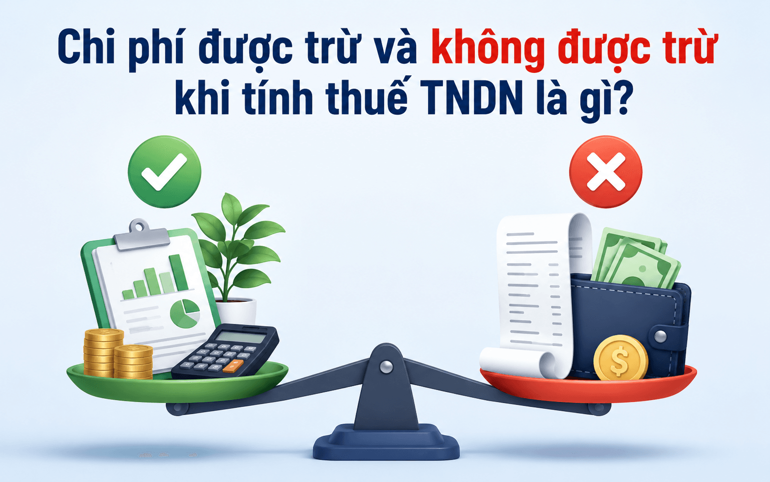 Chi phí được trừ và không được trừ khi tính thuế thu nhập doanh nghiệp là gì?