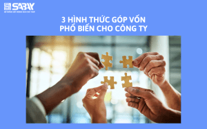 3 hình thức góp vốn phổ biến cho công ty