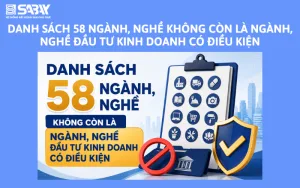 Danh sách 58 ngành, nghề không còn là ngành, nghề đầu tư kinh doanh có điều kiện