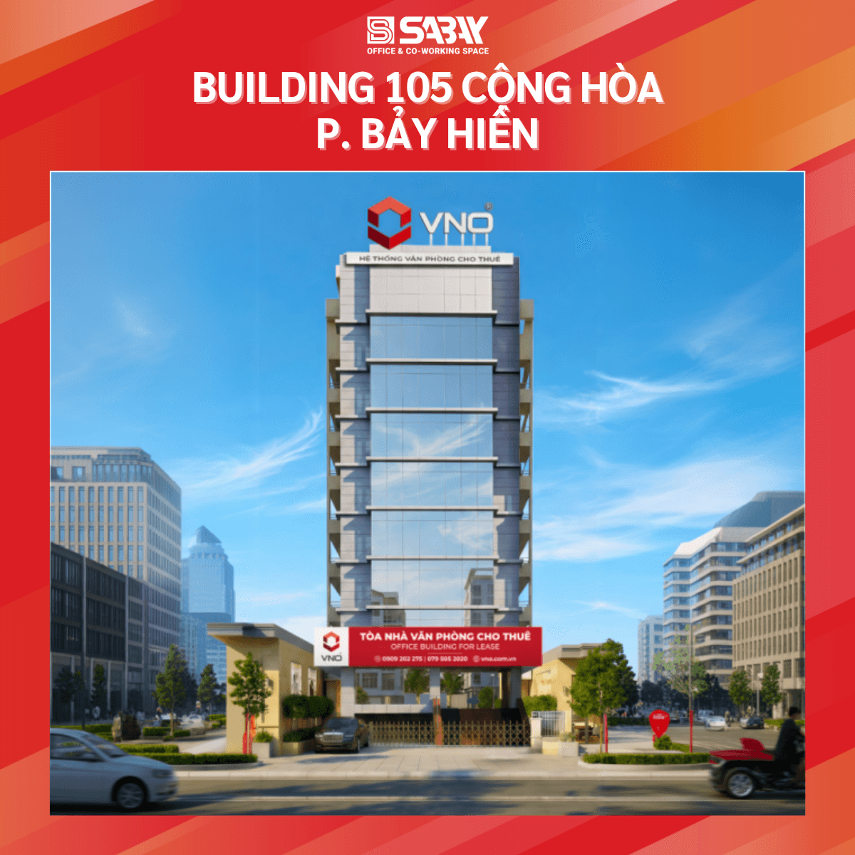 Building 105 Cộng Hòa,  P. Bảy Hiền - Văn Phòng Cho Thuê Phường Bảy Hiền