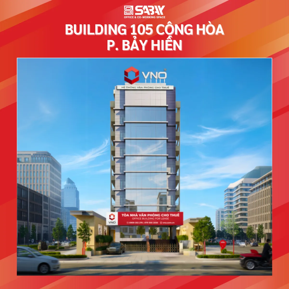 Building 105 Cộng Hòa,  P. Bảy Hiền - Văn Phòng Cho Thuê Phường Bảy Hiền