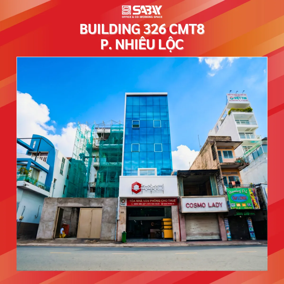 Building 326 CMT8,  P. Nhiêu Lộc - Văn Phòng Cho Thuê Phường Nhiêu Lộc