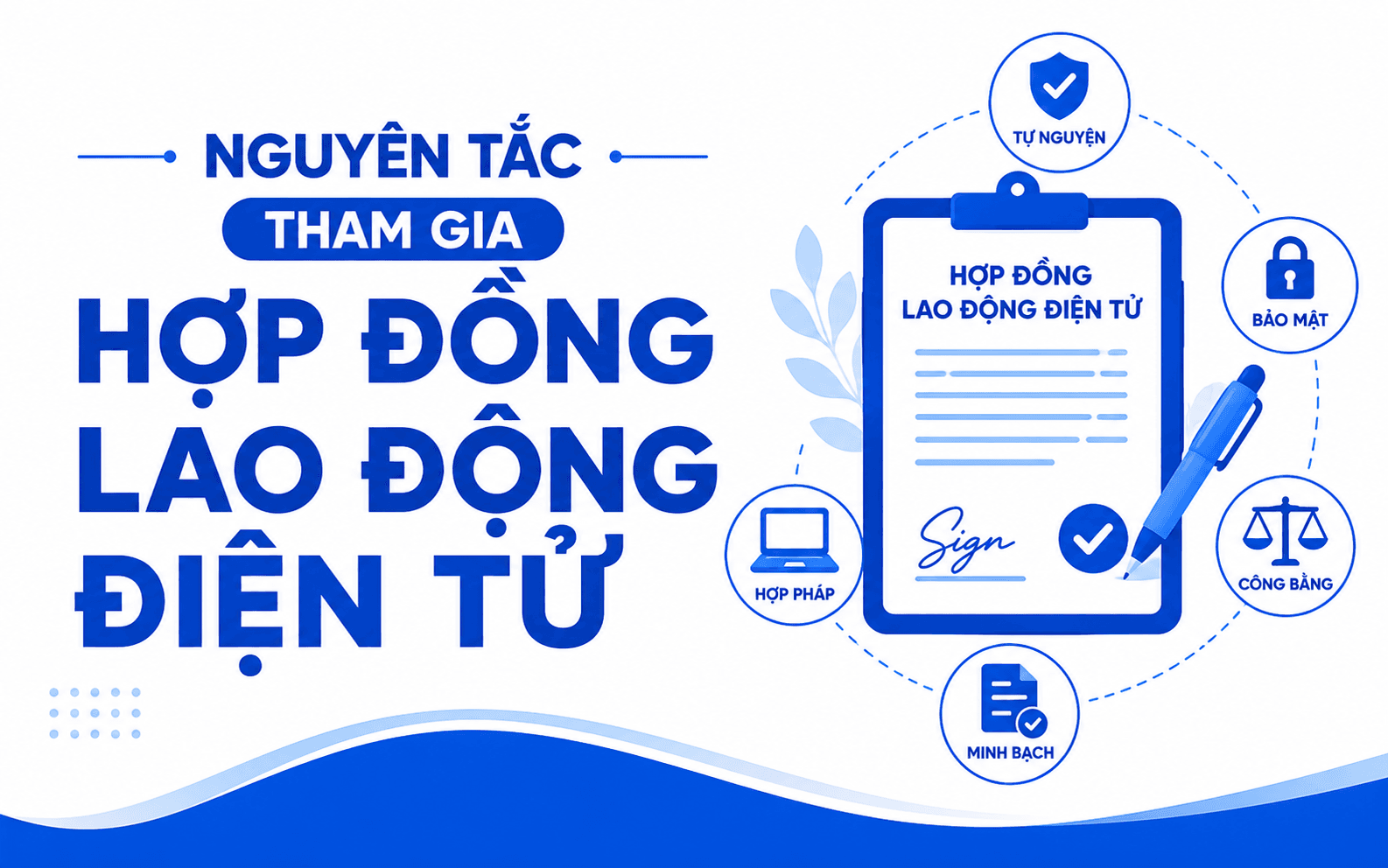 Hợp đồng lao động điện tử là gì? 2 Nguyên tắc tham gia hợp đồng lao động điện tử