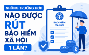 Những trường hợp nào được rút bảo hiểm xã hội 1 lần?