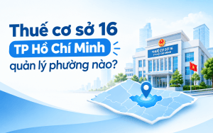 Thuế cơ sở 16 TP Hồ Chí Minh quản lý phường nào?