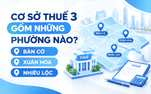 Cơ sở thuế số 3 gồm những phường nào?